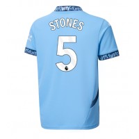 Echipament fotbal Manchester City John Stones #5 Tricou Acasa 2024-25 maneca scurta